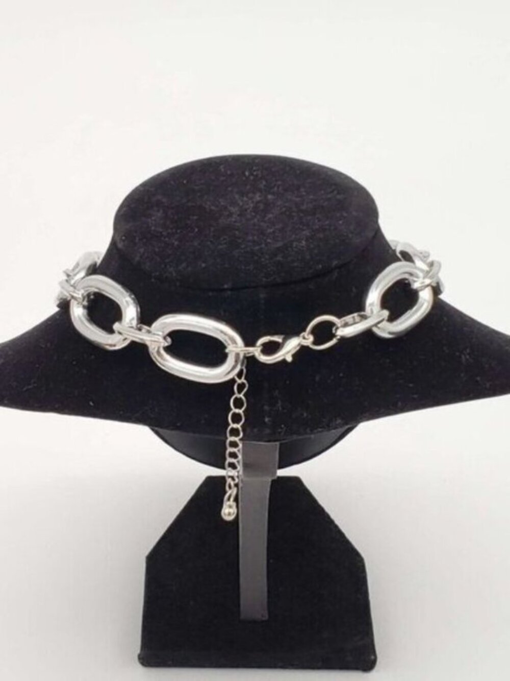 Authentic Louis Vuitton Silver Padlock With Silver Plated Chain Necklace - Picture 5 of 6